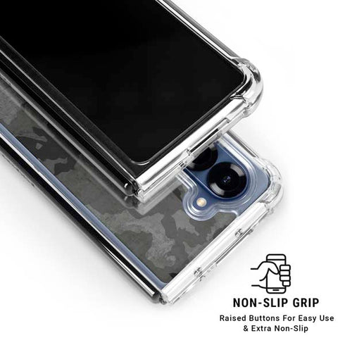 Digital Camo Galaxy Z Fold6 Clear Case